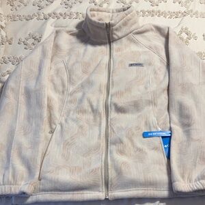 Columbia Off-White Fleece Jacket